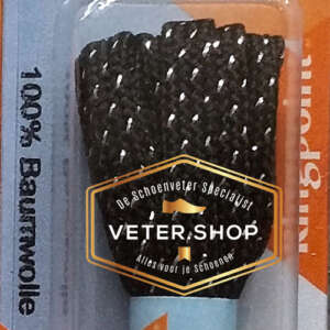 Ringpoint schoenveter fine flat 60 - kleur zwart zilver