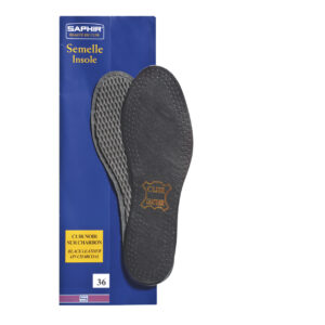 Saphir zwart leer op latex