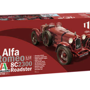 Italeri bouwmodel raceauto Alfa Romeo 8C 2300-110th Anniversary schaal 1:12