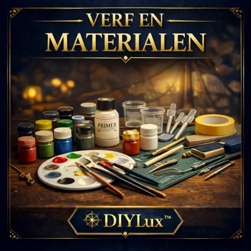 Verf, materialen en gereedschap voor modelbouw
