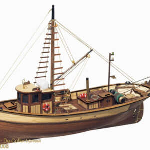 Palamos Spaanse vissersboot Houten Modelbouw schaal 1:45 Occre