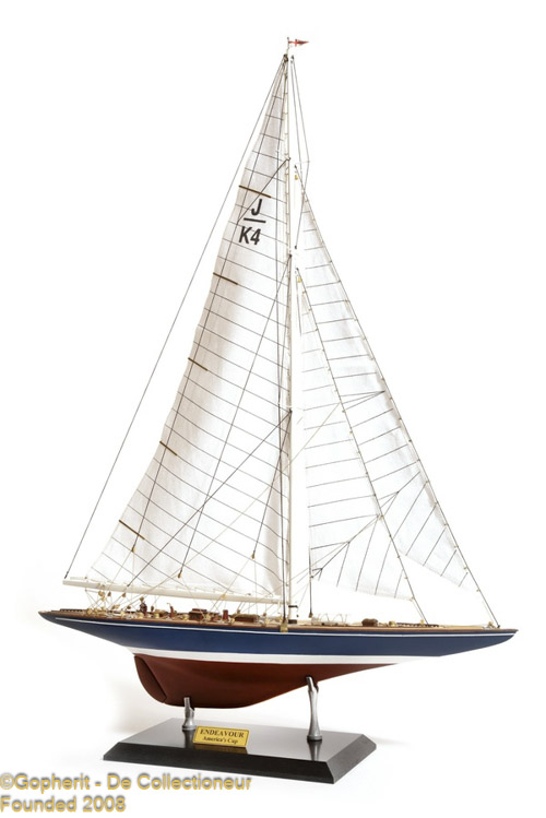 Occre - Endeavour America's cup - Historische zeilboot - Houten Modelbouw - schaal 1:75