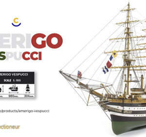 Occre - Amerigo Vespucci - Houten Modelbouw - schaal 1:100