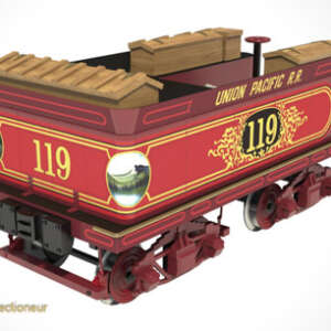 Occre - Modeltrein Roger 119 - Houten Modelbouw - schaal 1:32