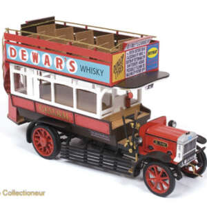OcCre - London double decker Bus AEC Bus B-Type - Houten Modelbouw - Schaal 1:24